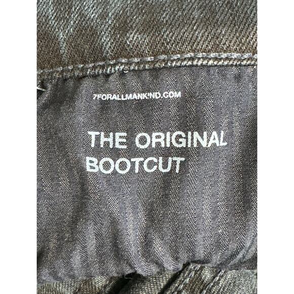 NWT 7 For All Mankind Original Bootcut Jean in Sunbeam Size 27 - Picture 8 of 16